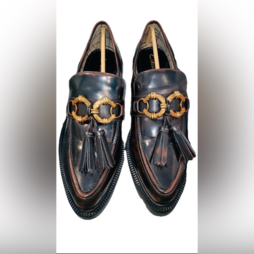 Circus by Sam Edelman Nichola
Chestnut Brush and Gold Slip-On Tassel Loafers - Picture 2 of 8